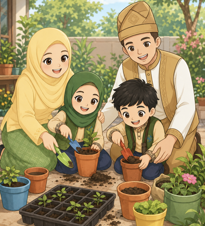 Hari 3: Keteladanan Orang Tua Tanah, Pohon & Hutanku