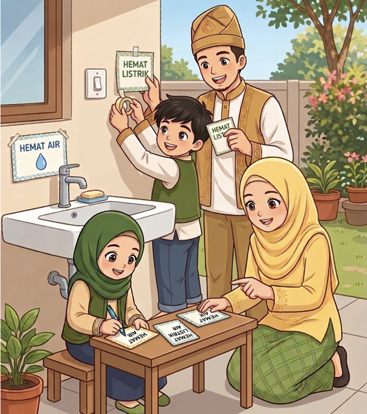 Hari 2: Eksplorasi Literasi Loose Parts Air dan Sungaiku