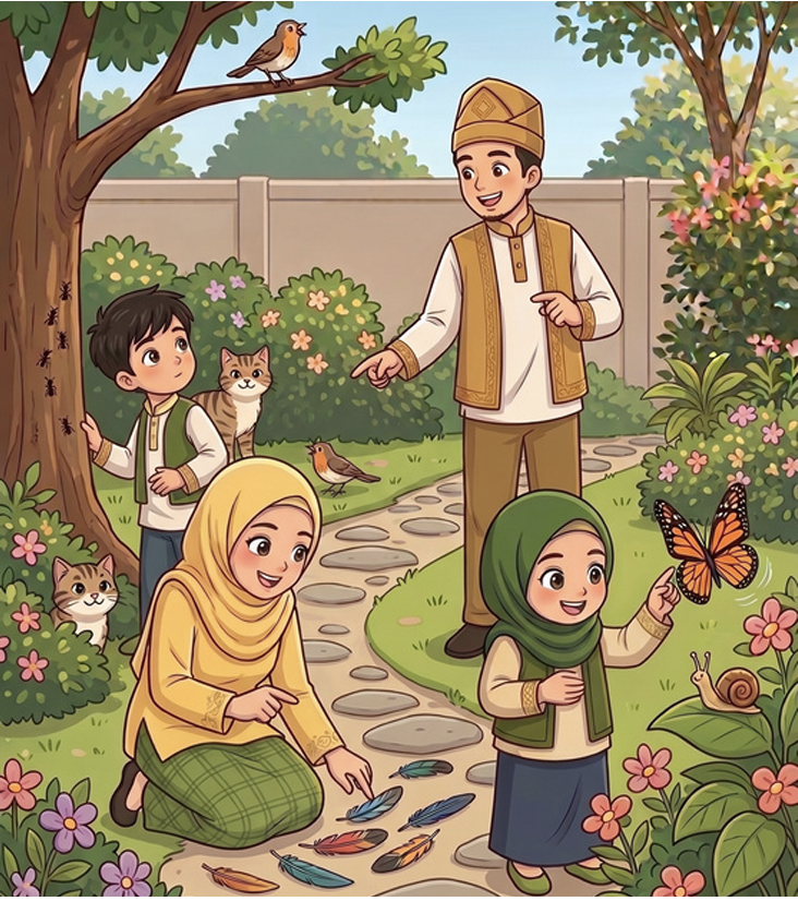 Hari 2: Eksplorasi Literasi Loose Parts Sahabat Satwa