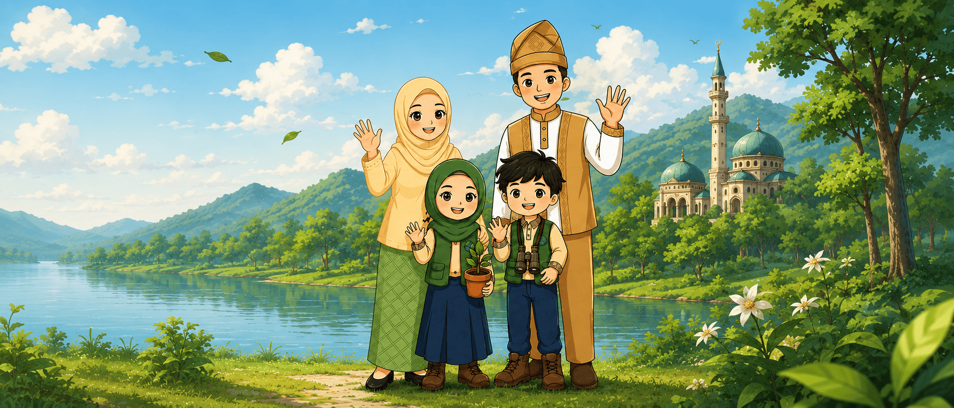Mengasuh Anak yang Cinta Alam & Bangga Akar Budaya